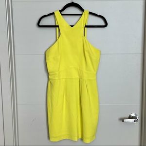 Bright Yellow High Neck Guess by Marciano Dress